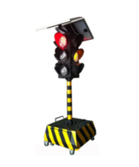 沙坡头太阳能移动信号灯