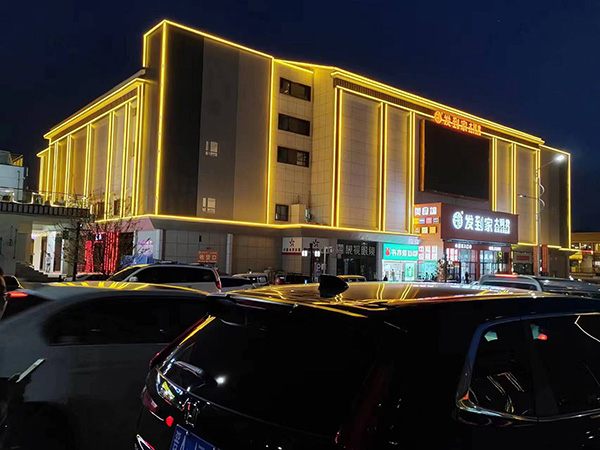 沙坡头楼体亮化